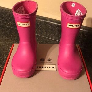 Lipstick Pink Toddler Hunter Boots